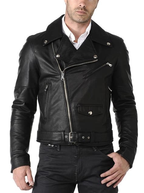 lambskin biker jacket